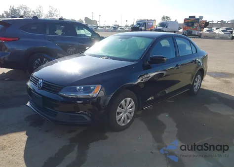 2013 Volkswagen Jetta 2.0L S из США, поврежденный, VIN 3VW1K7AJ6DM410770